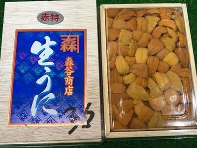 生ウニ赤A品バラ 森谷 弁当箱 (1)