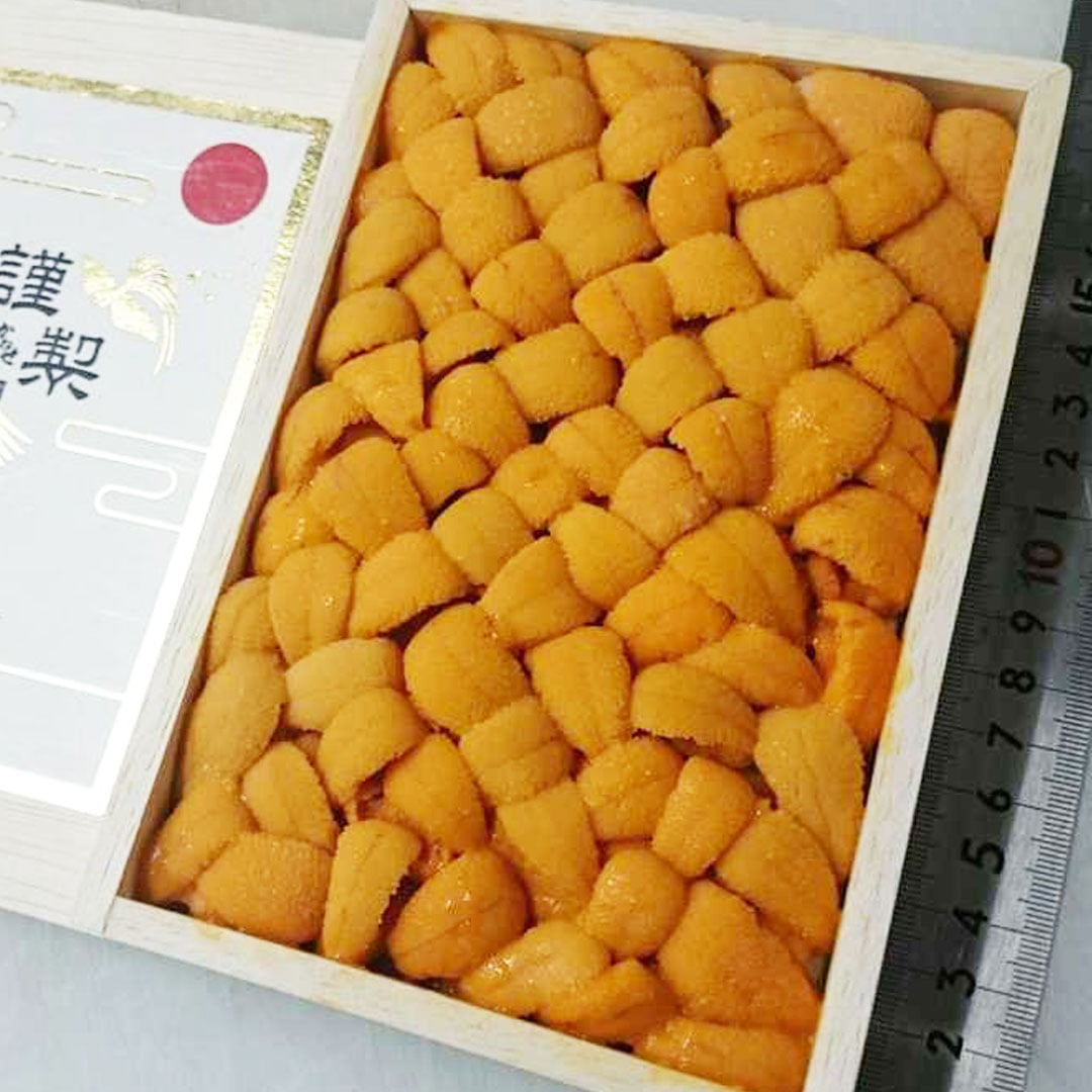 生ウニ赤大弁当箱バラロシア北方四島産